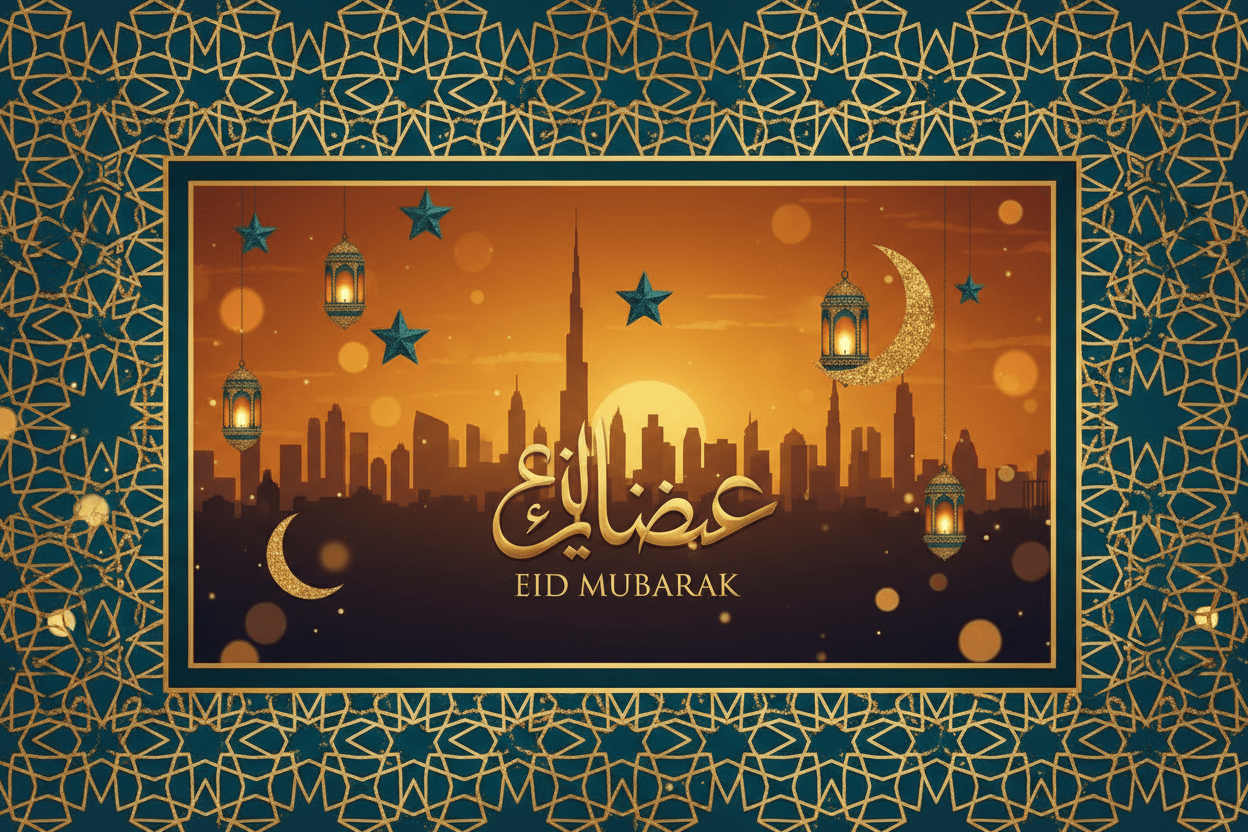 Eid Mubarak Wishes Dubai UAE – Heartfelt Greetings