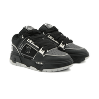 AMIRI MA-1 Black Leather 'Black' on feet Dubai