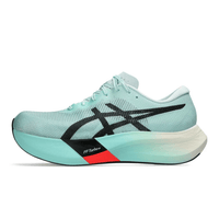 ASICS Metaspeed Edge Paris Illuminate Mint Black running shoes on feet Dubai