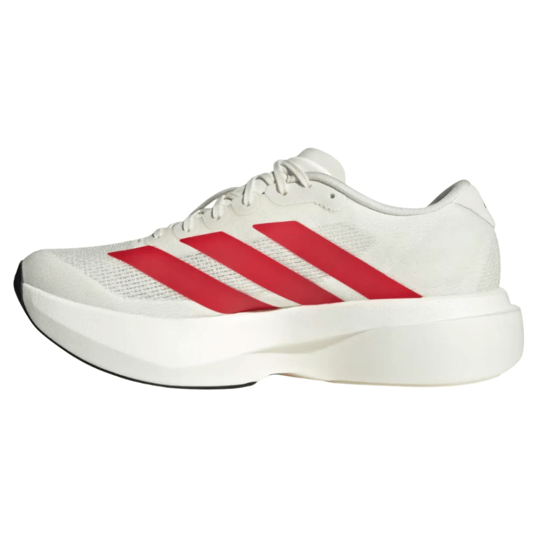 Adidas AdiZero EVO SL Off White Better Scarlet Core Black sneakers upper detail