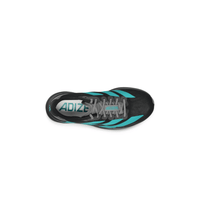 adidas Adizero Evo SL Core Black Pure Teal Grey Four sneakers upper detail