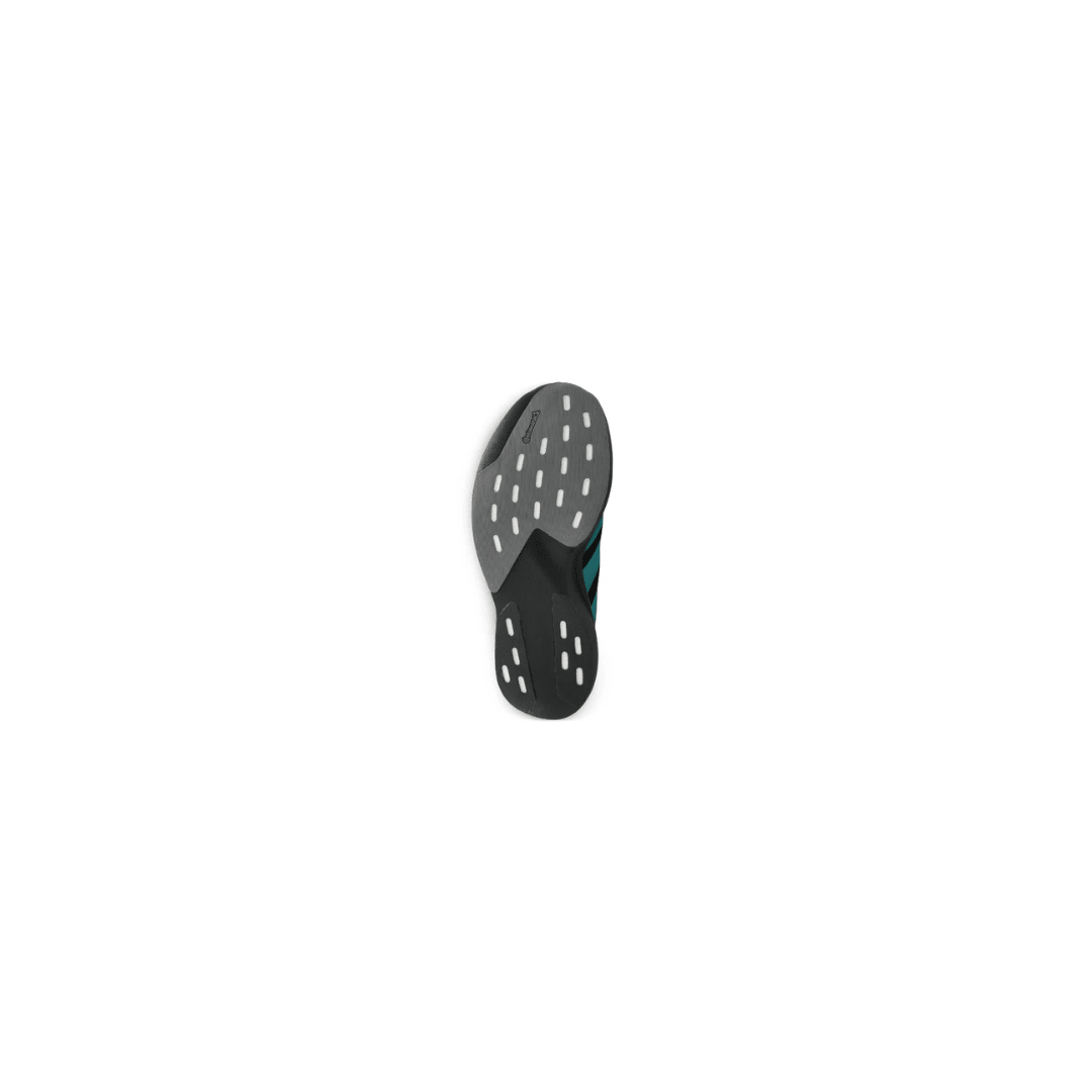 adidas Adizero Evo SL Core Black Pure Teal Grey Four sneakers heel view