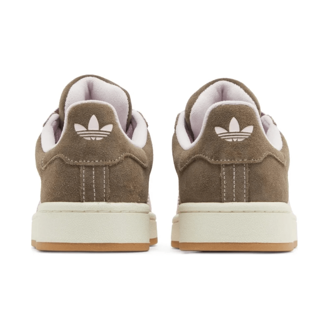 Adidas Campus 00s Dust Cargo Clear Pink sneakers heel view