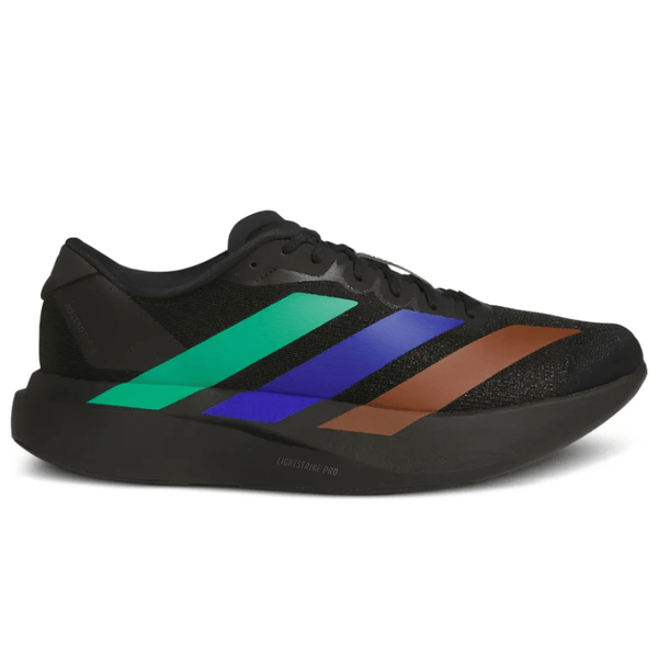 Pharrell x Adidas Adizero Evo SL Black sneakers side profile