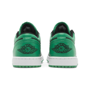 Air Jordan 1 Low Black Lucky Green sneakers toe box