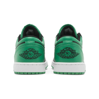 Air Jordan 1 Low Black Lucky Green sneakers toe box