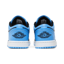 Air Jordan 1 Low University Blue sneakers toe box
