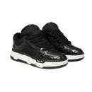 Amiri Croc Debossed MA-1 Black sneakers on feet Dubai