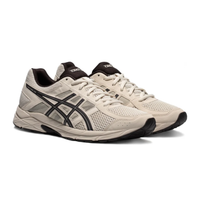 ASICS Gel-Contend 4 Grey Black sneakers on feet Dubai