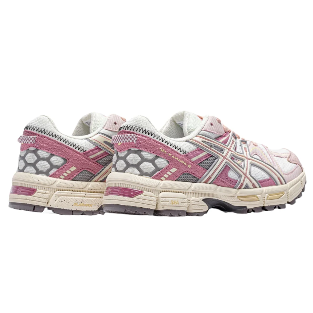 ASICS Gel-Kahana 8 White Pink sneakers upper detail
