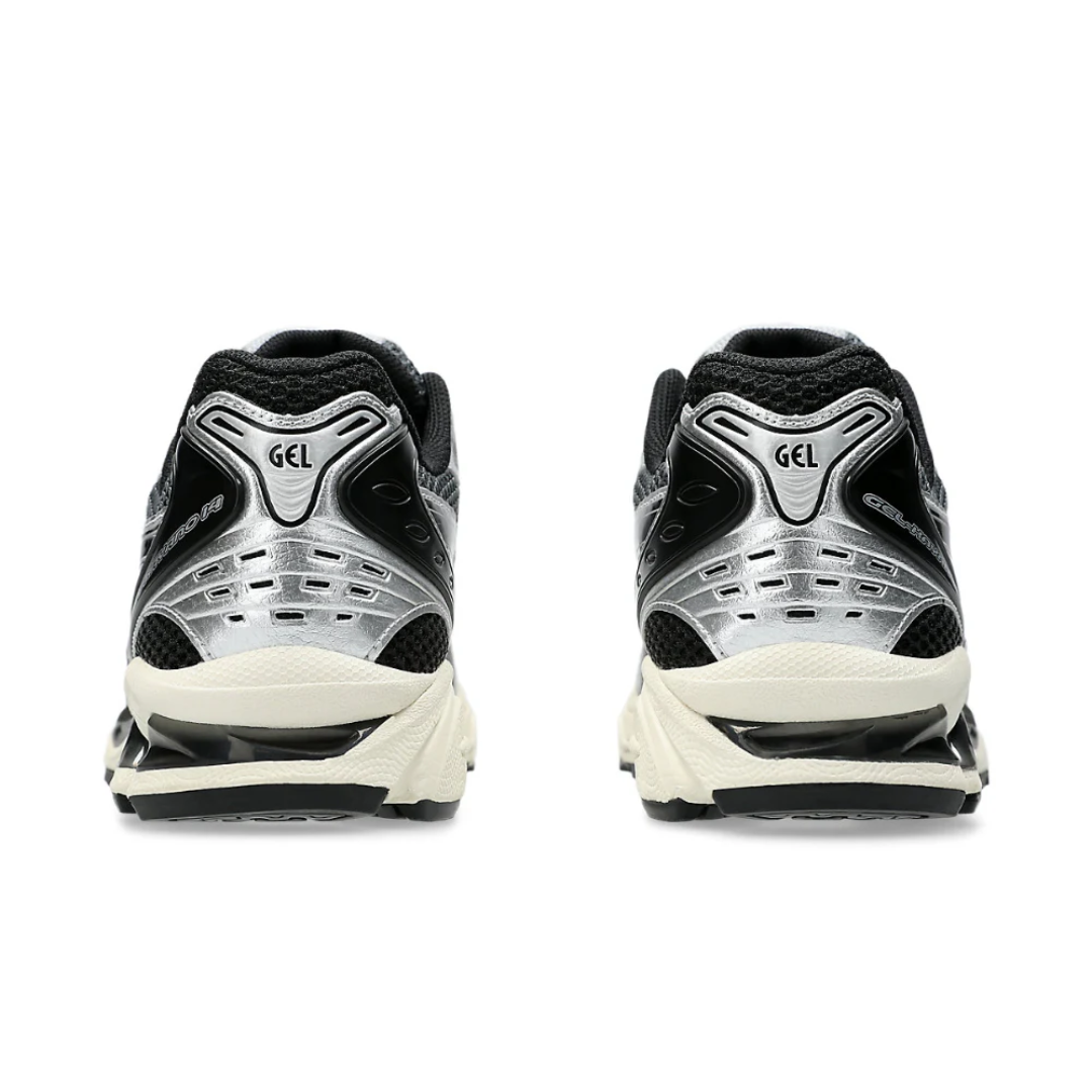 ASICS Gel-Kayano 14 Carrier Grey Black sneakers heel view