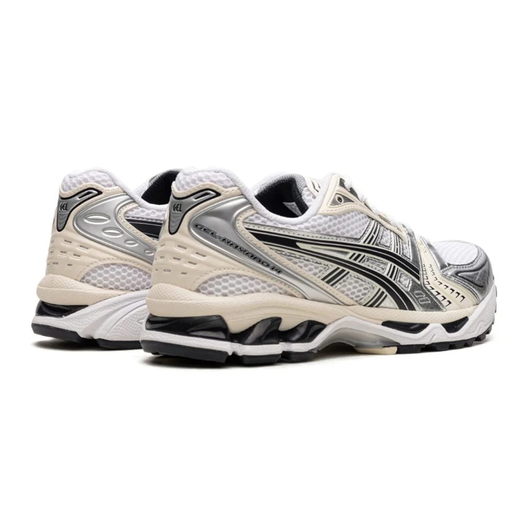 ASICS Gel-Kayano 14 White Midnight sneakers upper detail