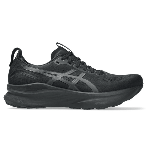 ASICS Gel-Kayano 32 Black Graphite Grey sneakers side profile