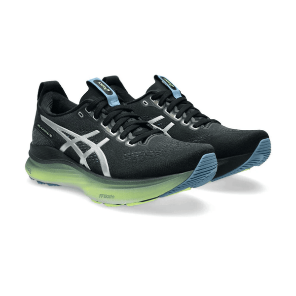 ASICS Gel-Kayano 32 Luxe Black sneakers on feet Dubai