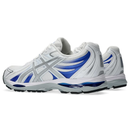ASICS Gel-Sekiran White Lapis Lazuli Blue sneakers on feet Dubai