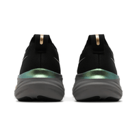 ASICS Gel-Nimbus 26 Platinum Black Champagne running shoes heel view