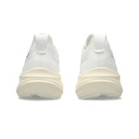 ASICS Gel-Nimbus 26 White Off White running shoes heel view