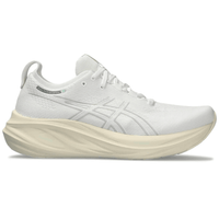 ASICS Gel-Nimbus 26 White Off White running shoes side profile