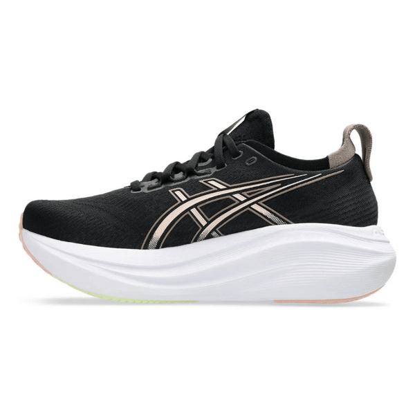 ASICS Gel-Nimbus 27 Black Breeze sneakers on feet Dubai