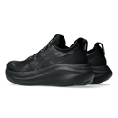 ASICS Gel-Nimbus 27 Black Graphite Grey running shoes on feet Dubai