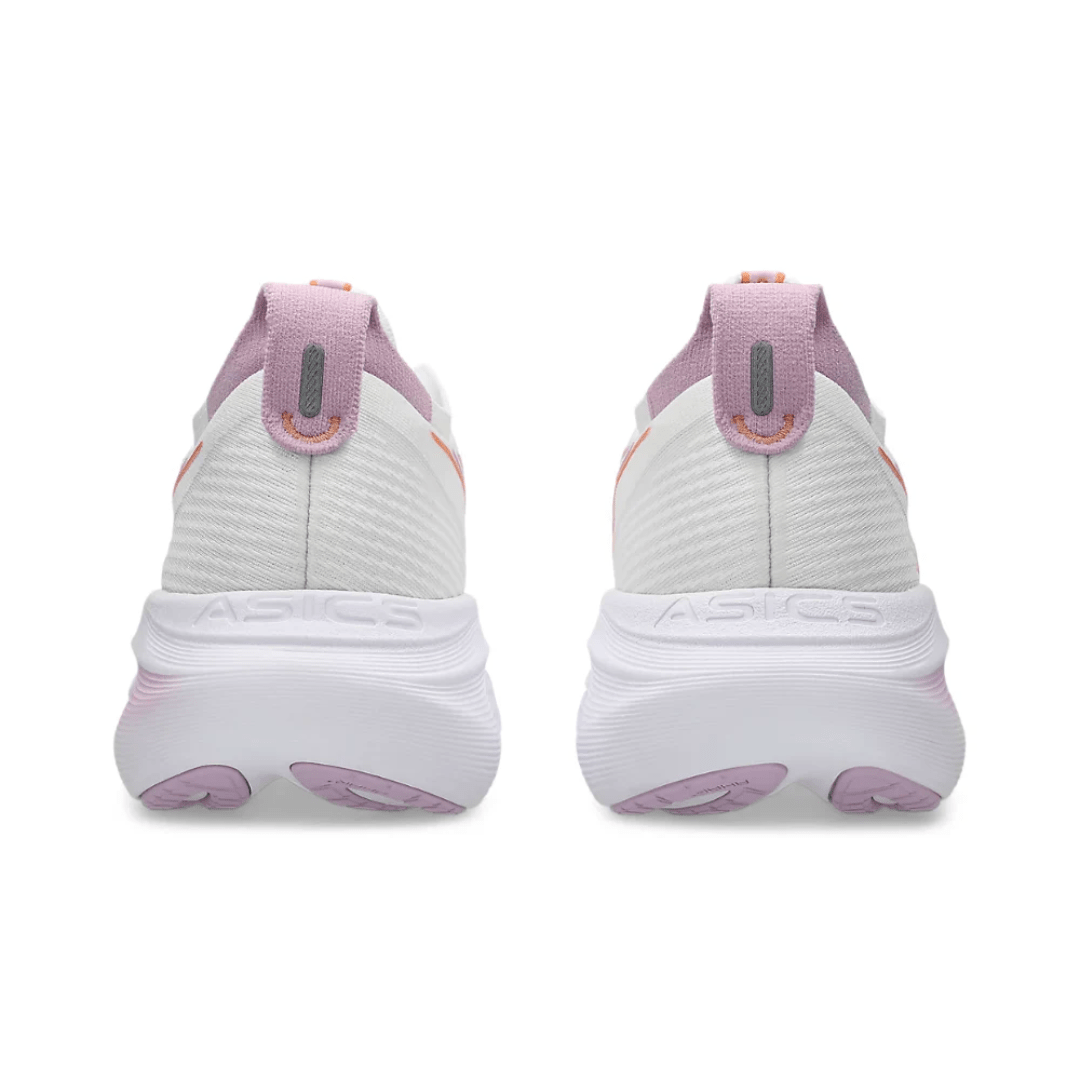 ASICS Gel-Nimbus 27 White Light Ube sneakers heel cushioning