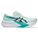 ASICS Magic Speed 4 Soothing Sea Black running shoes side profile
