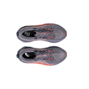 ASICS Novablast 5 Greyish Purple Coral Reef running shoes upper detail