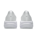 ASICS Novablast 5 White Piedmont Grey running shoes heel view