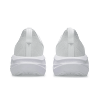 ASICS Novablast 5 White Piedmont Grey running shoes heel view