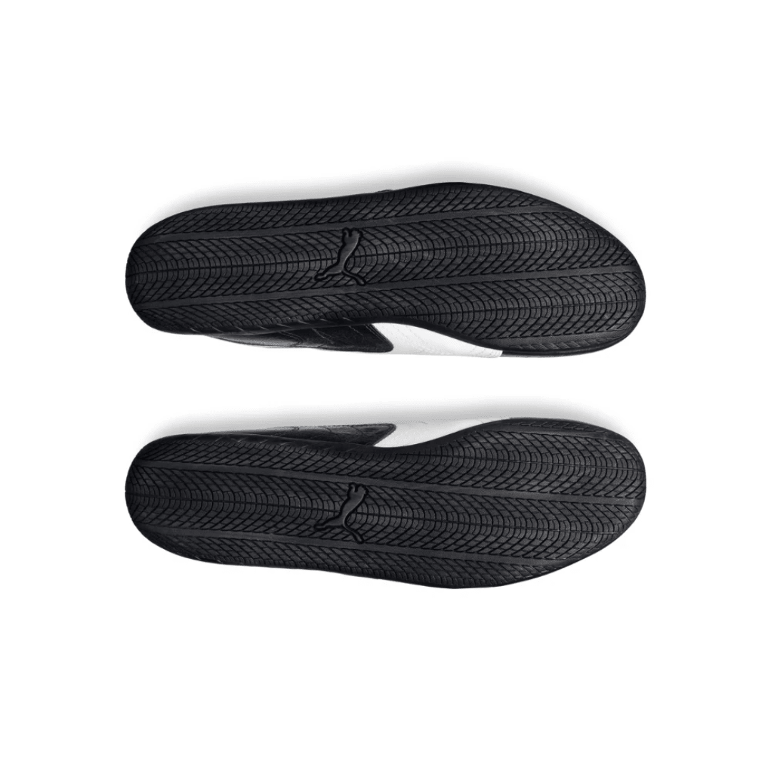 Balenciaga x Puma Speedcat Leather Black White sneakers outsole