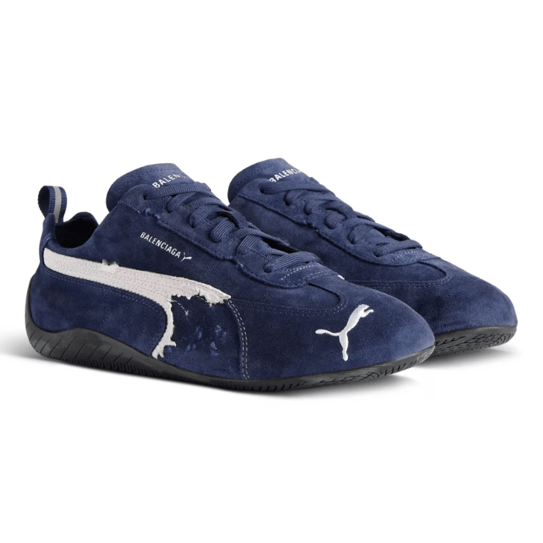 Balenciaga x Puma Speedcat Suede 'Navy White'