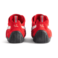 Balenciaga x Puma Speedcat Suede Red White sneakers outsole