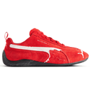 Balenciaga x Puma Speedcat Suede Red White sneakers side profile