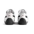 Balenciaga x Puma Speedcat Suede White Black sneakers heel view