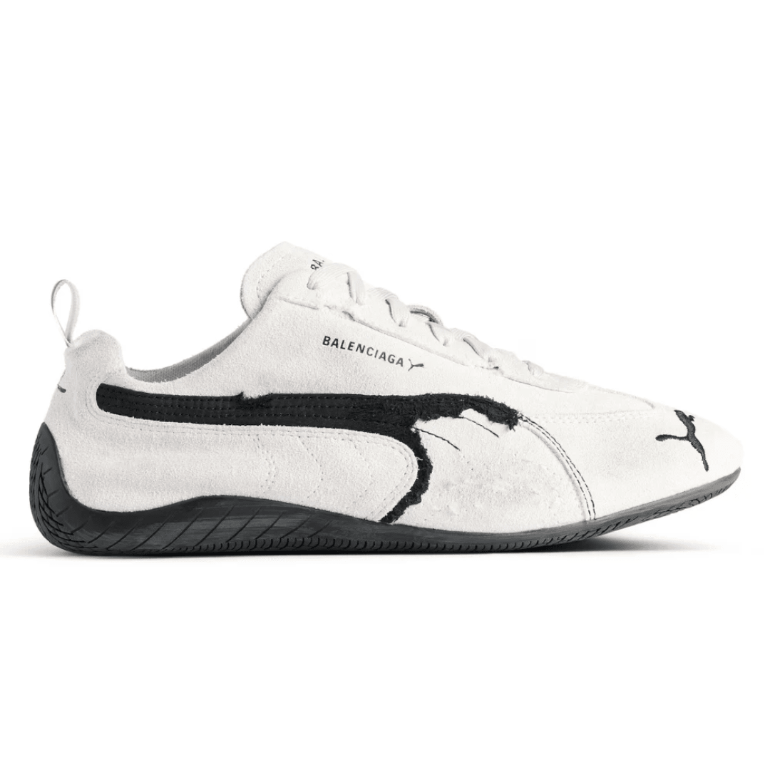 Balenciaga x Puma Speedcat Suede 'White Black'
