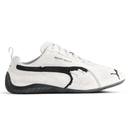 Balenciaga x Puma Speedcat Suede White Black sneakers side profile