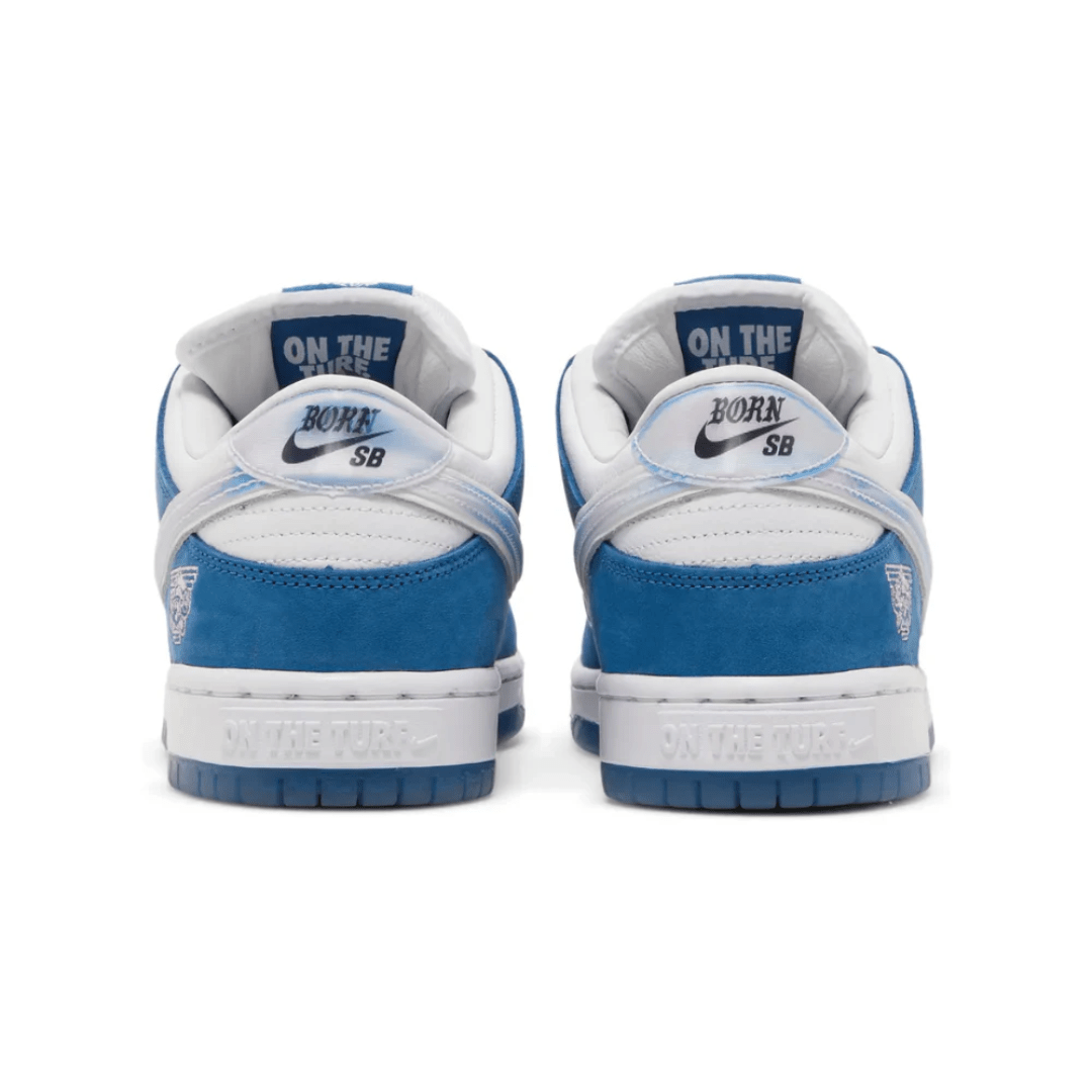 Born x Raised x Nike Dunk Low SB One Block at a Time tongue label
