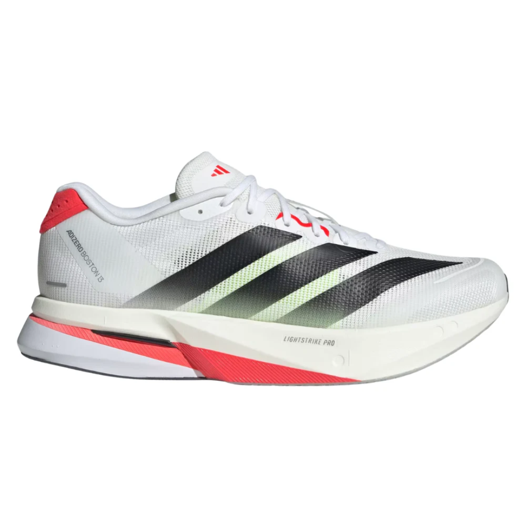 Adidas Adizero Boston 13 'White Black Lucid Red'