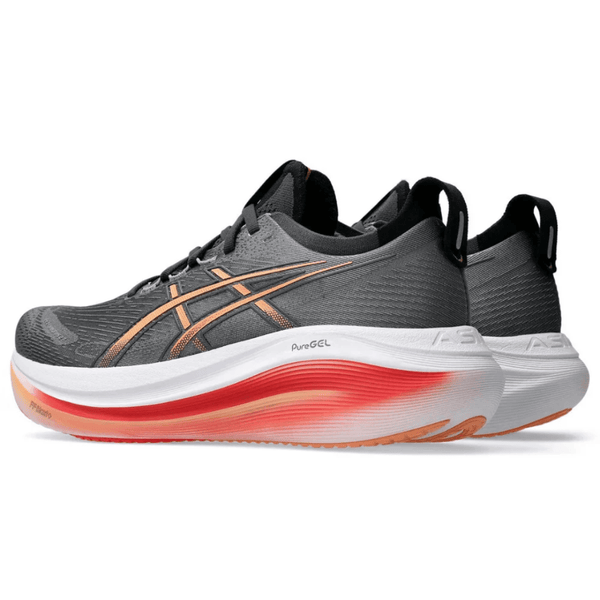 ASICS Gel-Nimbus 27 Carbon Mojave sneakers on feet Dubai