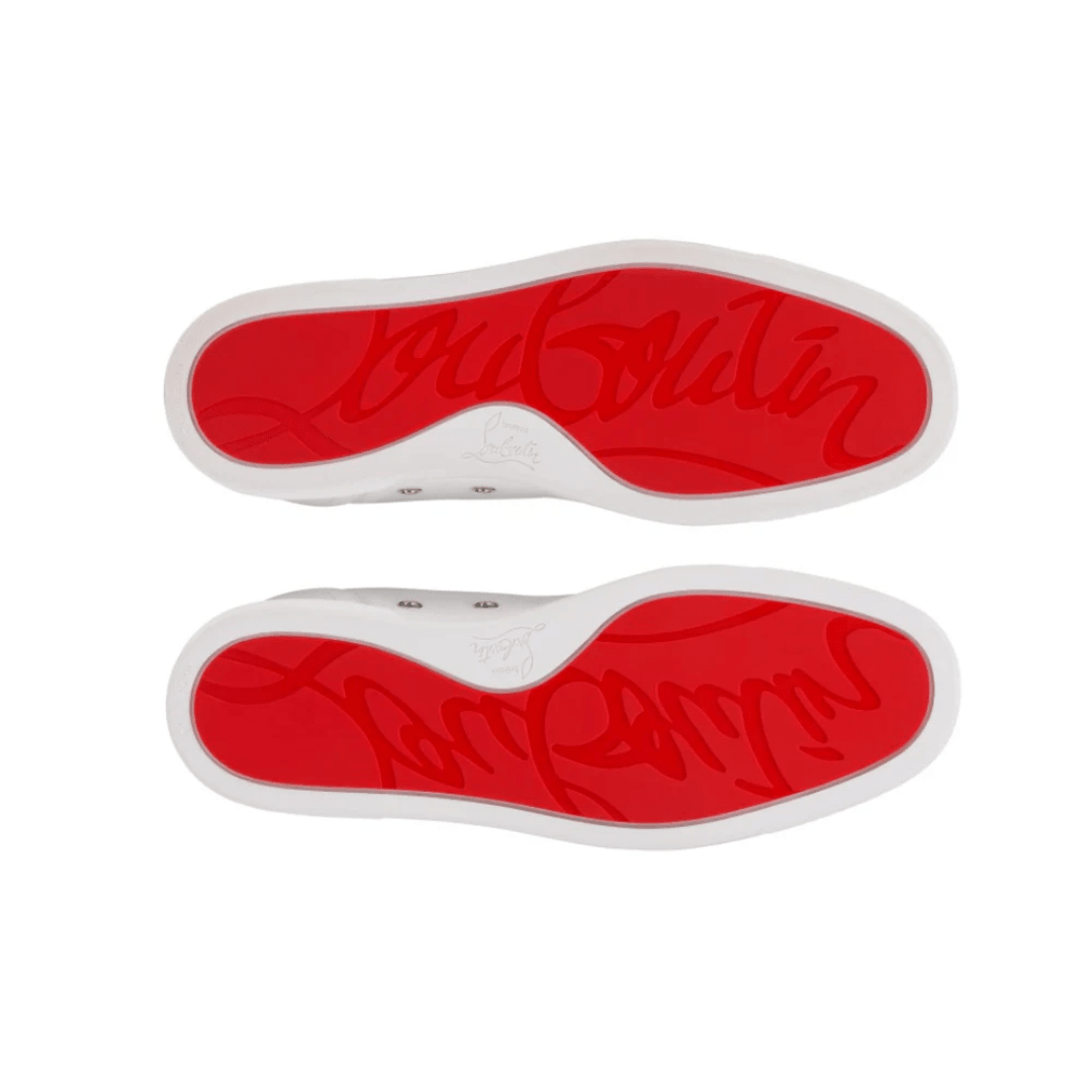 Christian Louboutin Retero Grained Calf Leather Marine sneakers outsole