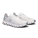 On Cloud 6 Coast 'White | Glacier' upper detail