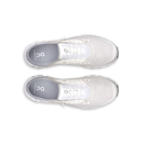On Cloud 6 Coast 'White | Glacier' heel view