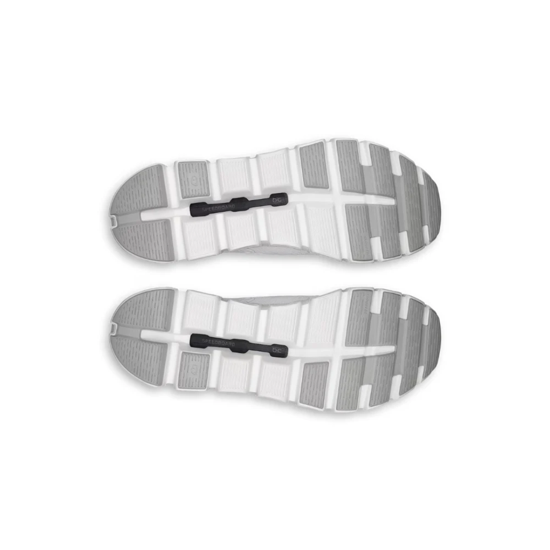 On Cloud 6 Coast 'White | Glacier' top view