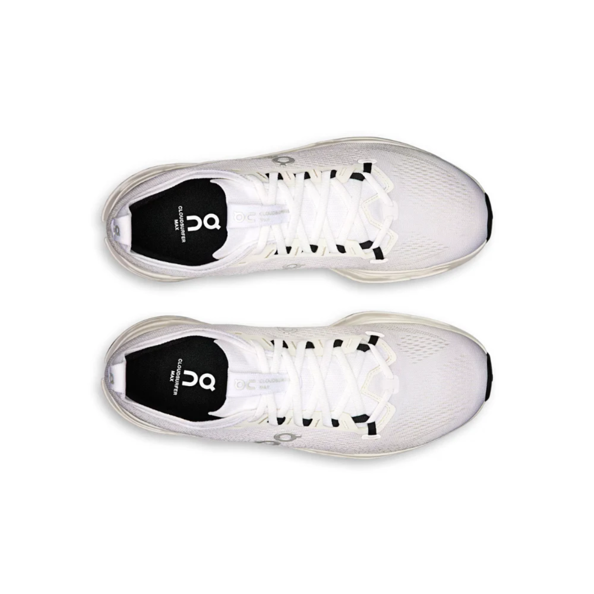 On Cloudsurfer Max White top view