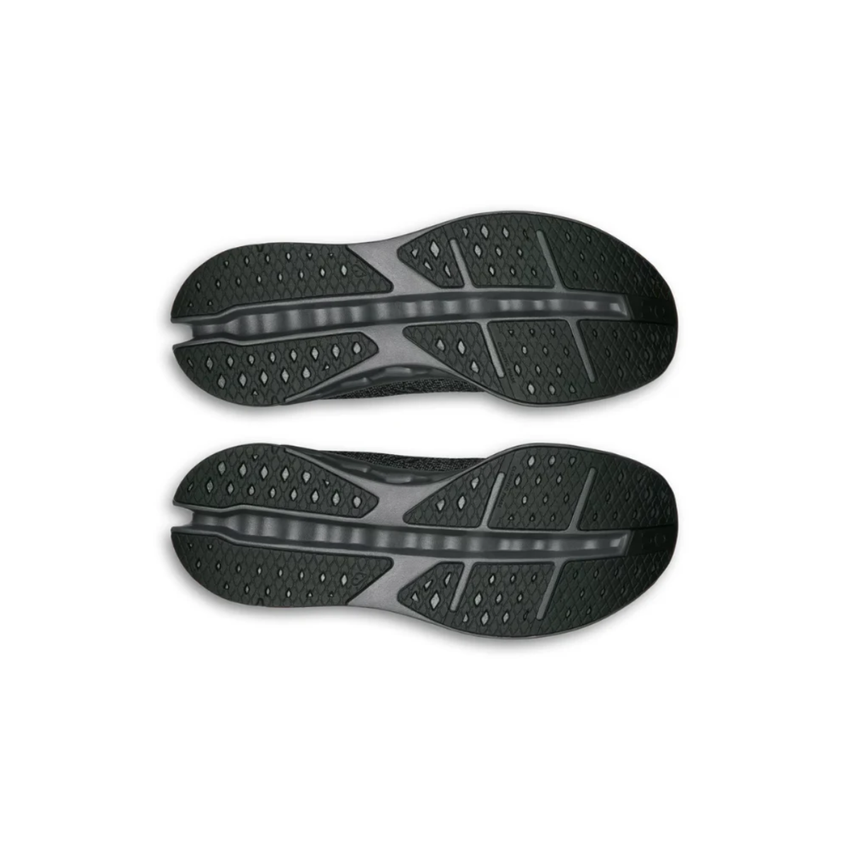 On Cloudsurfer Max Alloy Asphalt heel view