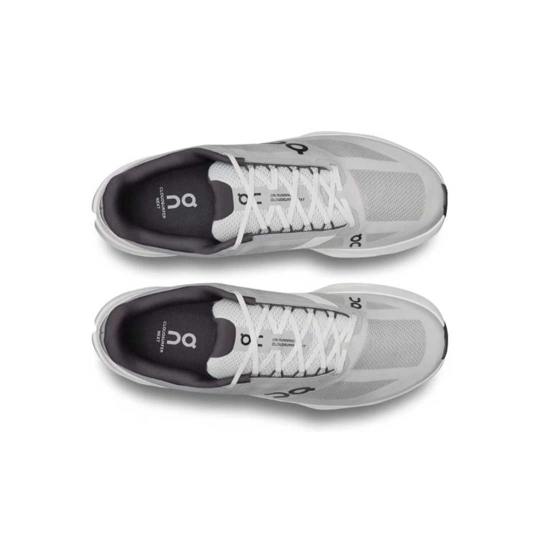 Cloudsurfer Next Wide Glacier White heel view