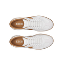 Dior B01 Matchpoint Sneaker White Cognac on feet Dubai