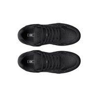 Dior B27 Uptown Low-Top Sneaker Black Suede Black Smooth on feet Dubai