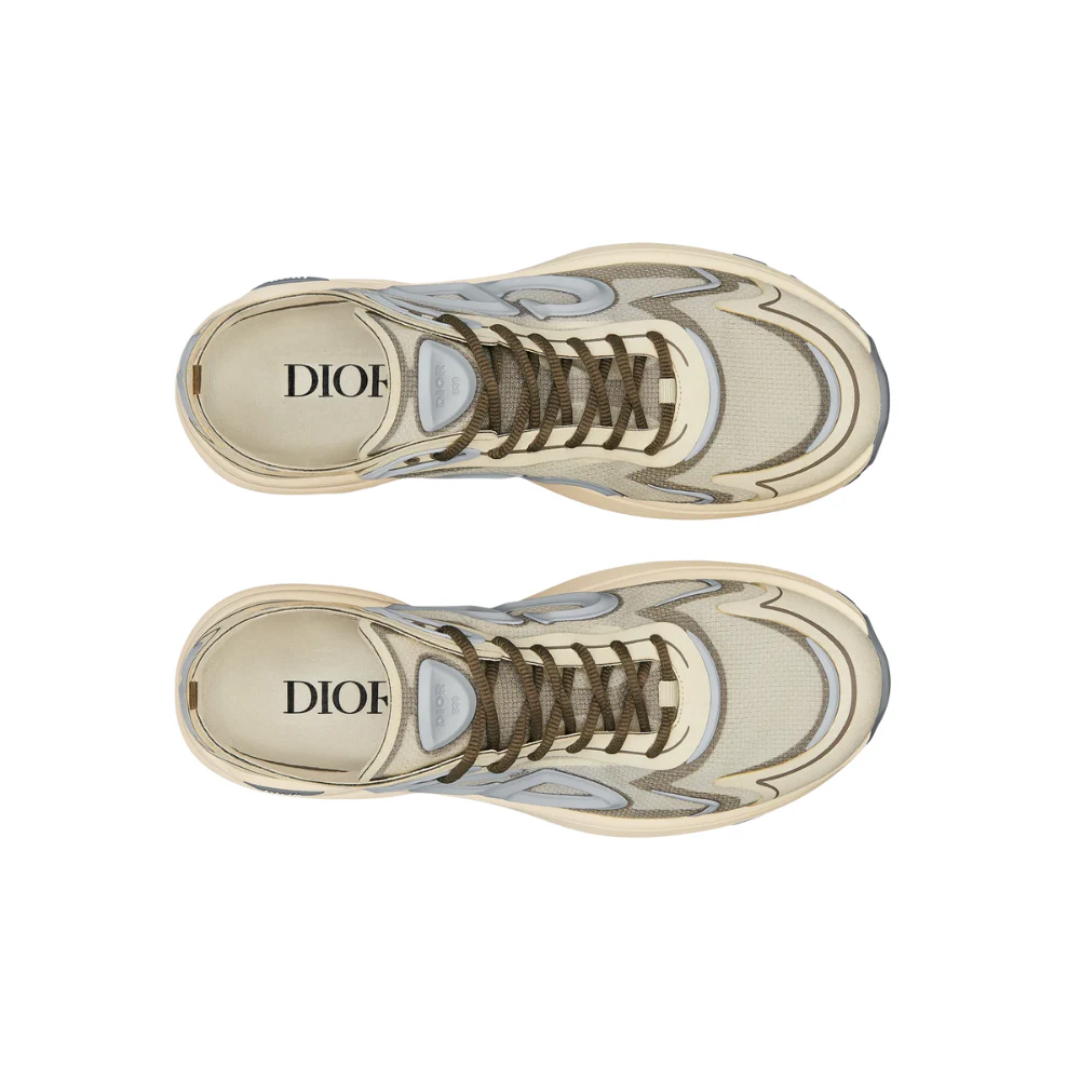 Dior B30 Countdown Tech Sneaker "Beige and Brown"