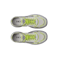 Dior B30 Countdown Tech Sneaker "Gray and Green" on feet Dubai